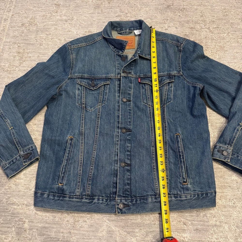 Levi's The Trucker Jacket Medium Wash Denim XXL 72334-0136 - Picture 12 of 16